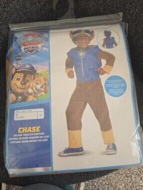 NIP Disguise Toddler M(3T-4T) Paw Patrol Deluxe Chase Halloween Costume